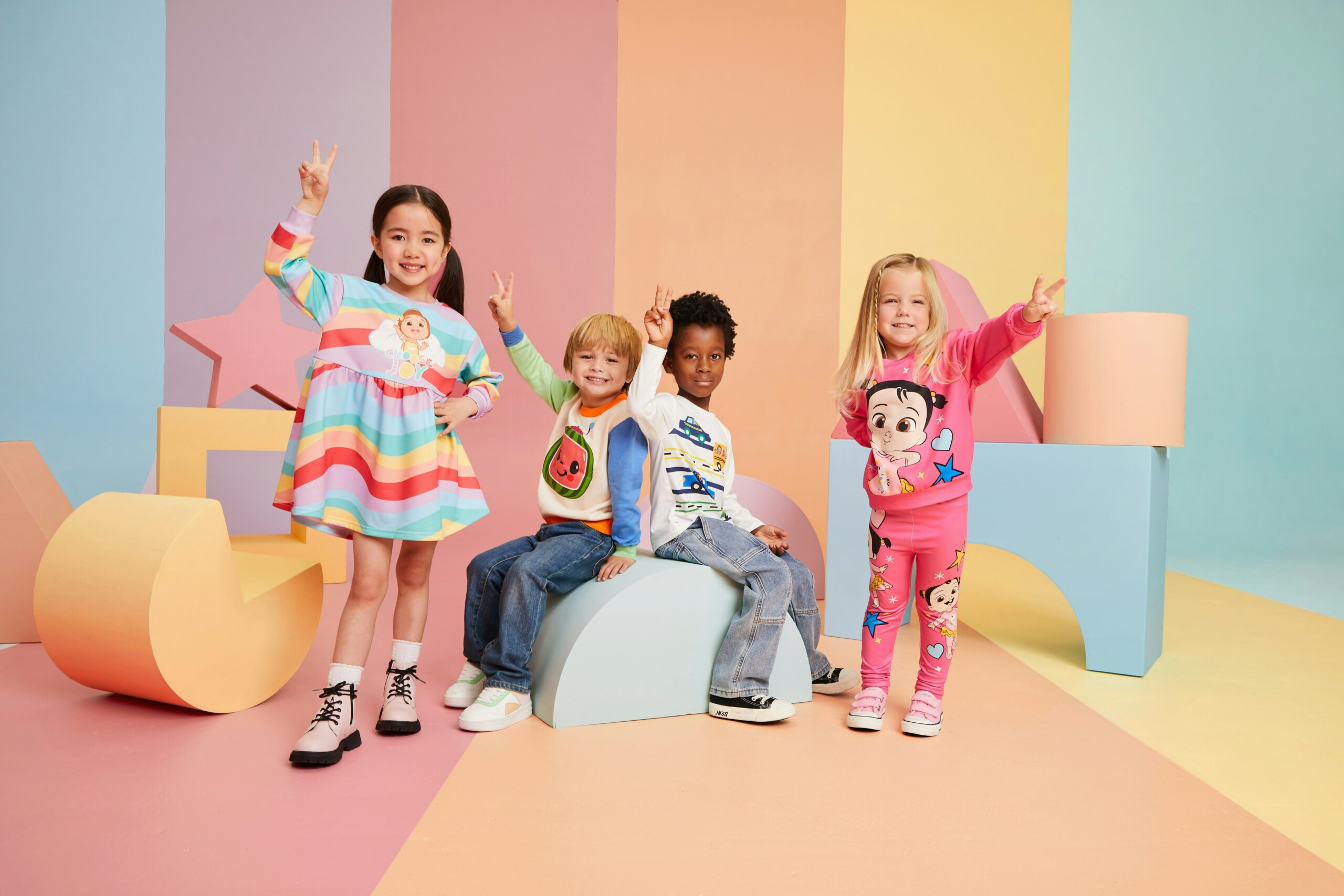 Discover Cute & Cozy Holiday Looks In CoComelon x SHEINs New Kids Collection